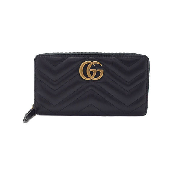 Gucci GG Long Marmont Wallet Zip - Picture 1 of 5